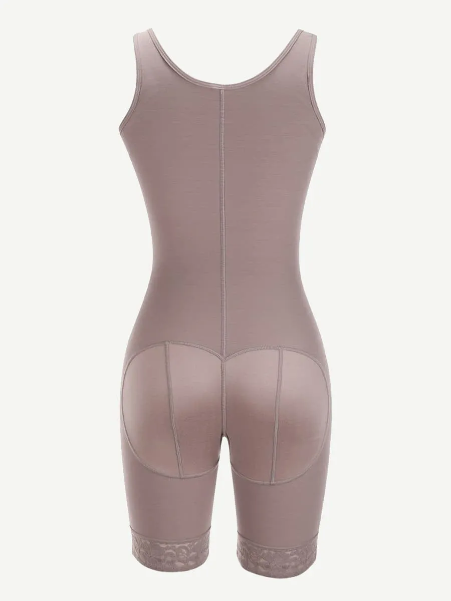 Wholesale Hook Open Crotch Three Hook Full Body Shaper Compression Garment