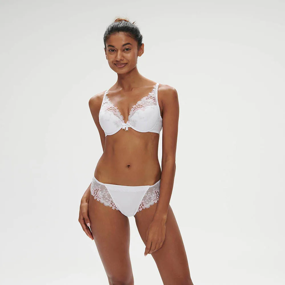 Wish Cristal White Triangle Push-Up Bra