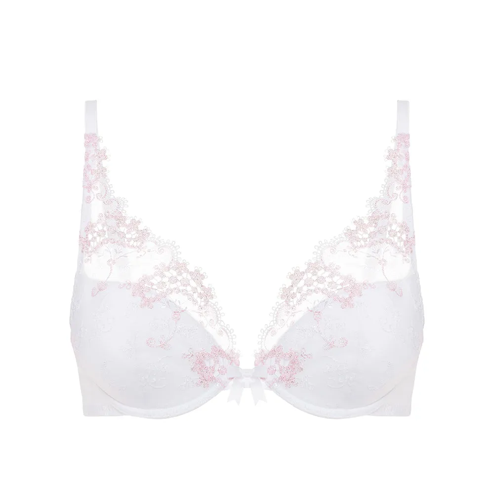 Wish Cristal White Triangle Push-Up Bra