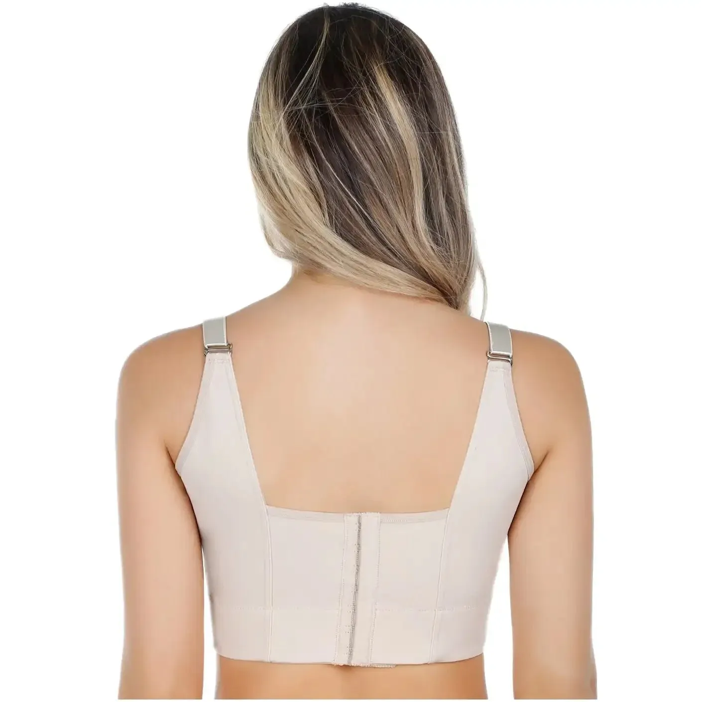 Women's Sexy Push-Up Sports Bra with Back Fat Concealment