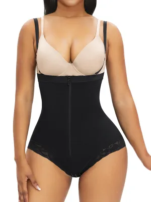 YIANNA Fajas Colombianas Postparto Shapewear for Women Tummy Control High Compression Body Shaper with Hook Crotch